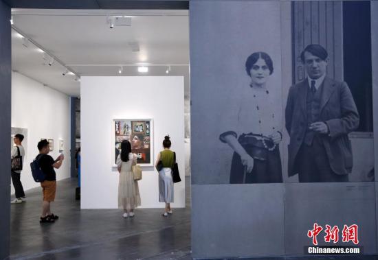 资料图：毕加索作品展览。<a target='_blank' href='http://www.chinanews.com/'>中新社</a>记者 卞正锋 摄